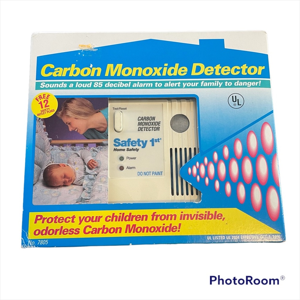 Safety 1st Carbon Monoxide Detector NEW 7805 85 Decibel